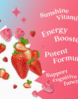 BeLive Vitamin D3 Gummies with B12 Vitamins - 60 Ct I Immune Support Gummies with Vegan Vitamin B12 & D3, Provides Enhanced Bone & Muscle Strength, Hearth Health and Energy - Strawberry Flavor