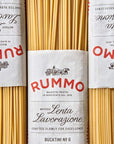 Rummo Italian Pasta Bucatini No.6, Always Al Dente (5-Pack)