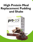 RKane Nutritionals ProCal Chocolate Protein Drink Mix  High Protein Low Calorie Shake and Pudding Mix Meal Replacement OntheGo Packets  Breakfast Boost  15g Protein  7 Packets