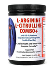 L-Arginine 5000mg L-Citrulline 1000mg Combo Powder 16 Oz. - Tart Cherry Cardio Heart Health Supplement, Nitric Oxide Booster, Pre Workout, Pack of 2