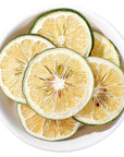 Dried lemon slices 388oz Sliced Green Lemon Cold brewing tea Hot drink green lemon dried tea Lemon Tea 110g