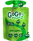 GoGo Squeeze Applesauce Apple Cinnamon Strawberry and GIMME Five BETRULIGHT Value 32 oz 16Pack