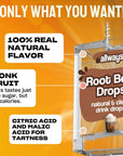 Allways Drops, Liquid Water Enhancer Drink Mix - 50 Drinks (Root Beer)