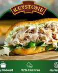 Keystone Meats All Natural Canned Turkey 145 Ounce Long Term Shelf Life Emergency Survival Food Canned Meat  Fully Cooked Ready to Eat  All White Meat No Carbs Gluten Free Family Pack of 24