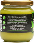 Clarified GHEE Butter Unsalted,natural BASIL flavor, Kosher, Keto Friendly, gluten free, glass jar x 6,17 oz, tastes amazing, rich flavor, 100% natural, KARAVANSAY Alimentos Naturales,