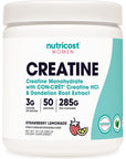 Nutricost Creatine Monohydrate Powder for Women - 50 Servings - Vegetarian