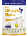 BBfL Meal Replacement Shakes 21g Protein Vegan Plant Based Protein Powder Apple Cider Vinegar Digestive Enzymes All in One Shake for Women  Men 15 Servings Vanilla Cream