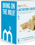 Munchkin Milkmakers Lactation Crisps for Nursing Breastfeeding  Pumping Moms  Gluten Free  Fenugreek Free Crackers with Milk Boosting Ingredients like Oats  Flax