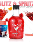 Pizzazz Cosmo Martini Mix with Edible Glitter For Drinks (12oz)