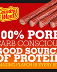 Country Meats Meat Sticks 0 Trans Fat USDA Certified Good Source of Protein Carb Conscious Snack 14 Meat Sticks Variety Pack