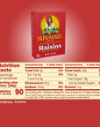 Sun-Maid California Sun-Dried Raisins - (6 Pack) 1 oz Snack-Size Box - Dried Fruit Snack for Lunches, Snacks, and Natural Sweeteners