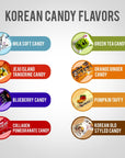 Dagaon  Korean Candy  40 Pieces Assortment of Candies from Korea Variety of Hard Soft Candy Gummy Jelly and more Individually Wrapped Candies for Freshness