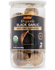 MW Polar USDA Organic Black Garlic 88oz Pack of 1 Whole Bulbs Easy Peel All Natural Chemical Free Kosher Friendly Ready to Eat Healthy Snack