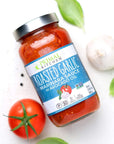 Primal Kitchen Marinara Tomato Sauce Two-Pack, Whole30 Approved, Certified Paleo, and Keto Certified, Includes 1 Tomato Basil and 1 Roasted Garlic Marinara Pasta Sauce