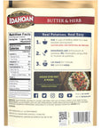 Idahoan Butter  Herb Mashed Potatoes Family Size 8 oz Pack of 8