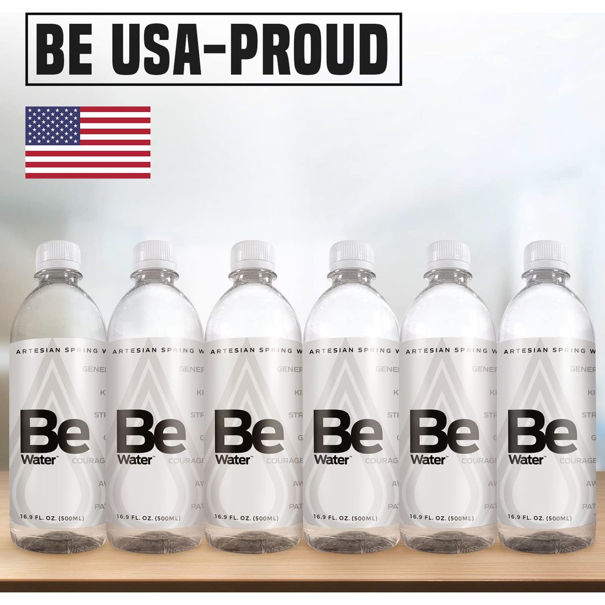 Be Water Artesian 4 cases of 6 from Natural Blue Ridge Mtn Wells  Pure Artesian Springs  Naturally Flowing Safe Ionized Premium Bottled Drinking Agua EmbotelladaSafe BPA Free Hydration