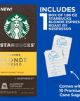 Blonde Espresso Roast Bundle by Prendere Includes One186 Oz of Blonde Pods Plus Prendere Exclusive Sugar Pack Enjoy 10 Sweet  Smooth Espresso Pods in One Box