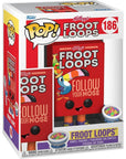 POP Ad Icons Kelloggs  Froot Loops Cereal Box Funko Vinyl Figure Bundled with Compatible Box Protector Case