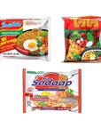 INFINITEESHOP Asian Instant Ramen Variety Pack with Sardines  Free Snacks  12 Pack Assorted  Student Care Package