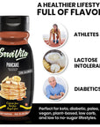 Sugar Free Pancake Syrup Zero Calories and Fat Free 106 FL OZ  No Sugar Pancake Syrup Dessert Topping GlutenFree NonGMO Vegan and Keto Friendly  ServiVita