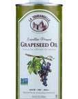 La Tourangelle, Expeller-Pressed Grapeseed Oil, High Heat Neutral Cooking Oil, Cast Iron Seasoning, Also Great for Skin, Hair, and DIY Beauty Recipes, 25.4 fl oz