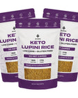 Aviate Keto Rice Orzo  Low Carb 3g Net Lupini RicePasta High Protein 18g GlutenFree Made with Lupin Flour Plant Based Vegan Ketofriendly  Slim Orzo Pasta Rice 8oz Pack of 3