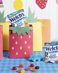 Welchs Fruit Snacks Mixed Fruit  Summer Fruits Bulk Variety Pack Perfect for School Lunches Gluten Free 08 oz Individual Single Serve Bags Pack of 60