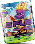 G Fuel Spyro The Dragon Energy Powder, Sugar Free, Clean Caffeine Focus Supplement, Water Mix, Dragon Fruit Flavor, Focus Amino, Vitamin + Antioxidants Blend - 9.8 oz (40 Servings)