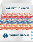 Nestle Coffee Mate Liquid Creamers  French Vanilla Hazelnut The Original  Variety Pack 120ct Non Dairy No Refrigeration  By World Group Packing Solutions