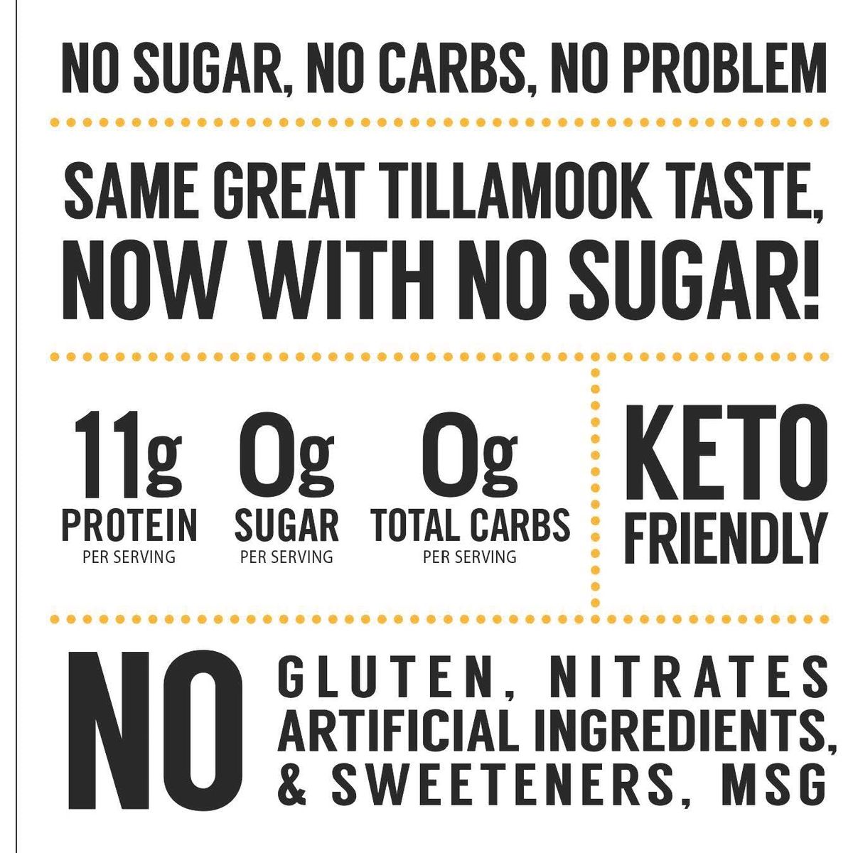 Tillamook Country Smoker Keto Friendly Zero Sugar Smoked Sausages Original 125 Ounce 24 Count