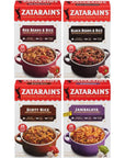 Zatarains OnePot Rice Mix Bundle Red Beans  Rice Black Beans  Rice Dirty Rice Jambalaya  Authentic Cajun Flavors  Easy and Delicious Cooking  with Make Your Day Mini Spatula