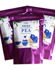 Pure Dried Butterfly Pea Flower Tea Herbal Dried Blue Clitoria Ternatea for Hot Tea Mix Iced Teas Smoothie Coolers Cocktails Mixer Cookies 50grams x 3packs