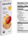 Generic Kenck0 Smoothie Packets  Reds Greens Yellows or Purples Each Smoothie Provides 25 Servings of Organic Produce 4 Servings Per Box Package of 1 Yellows