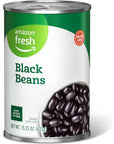 Amazon Fresh Canned Black Beans 1525 Oz