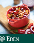 Eden Organic Cannellini White Kidney Beans No Salt Added 15Ounce Cans Pack of 12