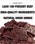 Old Trapper Beef Jerky Peppered 10Ounce Pack Spicy Meat Snacks for Lunches or Between Meals 11 Grams of Protein Zero Grams of Fat and 70 Calories per Ounce Pack of One