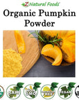 Z Natural Foods Organic Pumpkin Powder, Make Delicious Pumpkin Spice Lattes Coffee