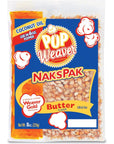 Pop Weaver Naks Pak  8oz Butter Flavored Coconut Oil and Popcorn Packs  For Use in 6oz Popper Popping Machine  6 Pack