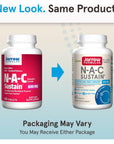 Jarrow Formulas N-A-C Sustain 600 mg - Antioxidant Amino Acid Supplement - 60 Sustain Tablets - Supports Liver & Lung Function - Precursor to Glutathione - 60 Servings (PACKAGING MAY VARY)