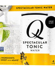 Q Mixers Tonic Water Premium Cocktail Mixer 75 oz 12 Cans