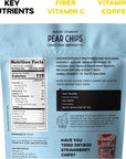 Drybox Pear Chips No Sugar Added 1 Pack | Thin Sliced Unsweetened Non GMO, Dehydrated With the Rind Sweet Pear Crisps, Crunchy and Sweet Fruit Chips 1.2 oz per pack, 1 Pack