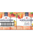 Sanpellegrino Zero Grams Added Sugar Italian Sparkling Drinks - 24 Pack of 11.15 Fl Oz Cans