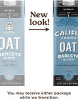 Califia Farms - Oat Barista Blend Oat Milk, 32 Oz (Pack of 6), Shelf Stable, Dairy Free, Plant Based, Vegan, Gluten Free, Non GMO, High Calcium, Milk Frother, Creamer, Oatmilk