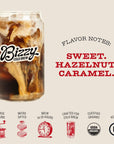 Bizzy Organic Cold Brew Coffee  Smooth  Sweet Blend  Coarse Ground Coffee  Micro Sifted  Specialty Grade  100 Arabica  1 LB