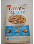 Post Blueberry Morning Cereal 135Ounce Boxes Pack of 4