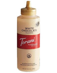 Torani Puremade Sauce, White Chocolate Flavor, Squzzee Bottle, GMO Free & Gluten Free, 16.5 Oz. 468g