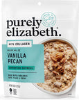 Purely Elizabeth Collagen Oatmeal Vanilla Pecan Made with Organic Oats Amaranth Quinoa and Chia Seeds GlutenFree NonGMO 8oz Bag