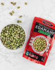 Dry Roasted Edamame Variety Pack Wasabi  Sea Salt 4pk 2 each flavor