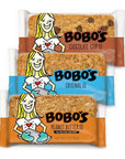 Bobos Lactation Oat Bars for Breastfeeding Moms 12 Pack Variety includes Chocolate Chip Original and Peanut Butter Chocolate Chip