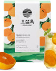 OSULLOC Jeju Tangerine Island Iced tea Tangy Jeju Tangerine Flavored 20 Tea bags Naturally Sweet Cold Tea